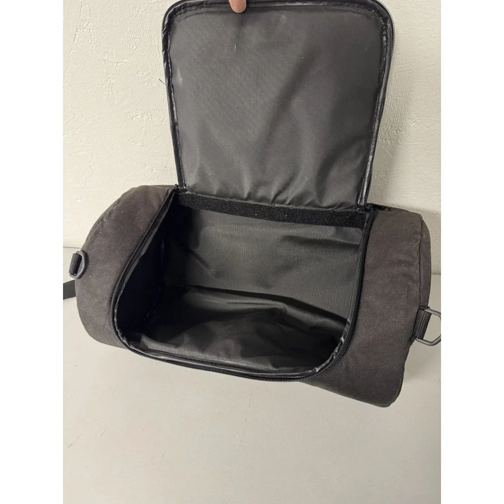 Harley Davidson by SAC Nylon Black Luggage Bag Motorcycle Saddle Bag Seat Biker